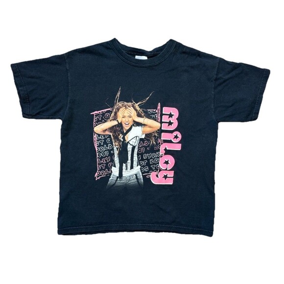 VTG Miley Cyrus Best of Both Worlds Tour Shirt 2007-2008 Youth Large GUC Disney - Picture 1 of 6